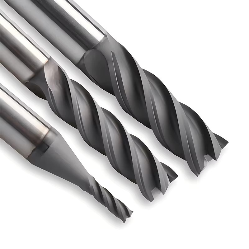 Wolf Diamantbeschichteter Graphit-Wolframstahl-Fräser mit CVD-Beschichtung in Grau für Zirkonia-Keramik, Silizium, Aluminium und Aluminiumdruckguss - Bild 1