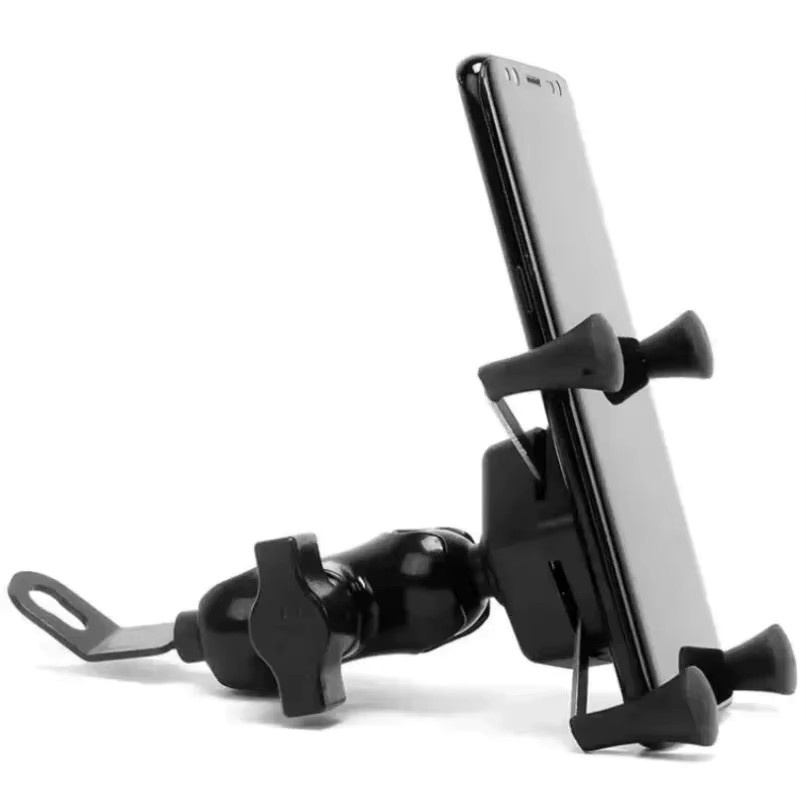 VIKEFON Universelle Fahrrad-Handyhalterung in Schwarz für iPhone und Android Smartphones sowie Motorräder - Bild 3