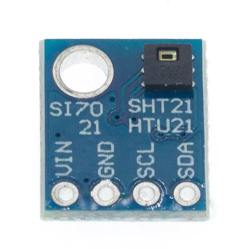 AITEXM ROBOT GY-21 HTU21 Feuchtigkeitssensor mit I2C Schnittstelle, hochpräzises Temperatur- und Feuchtigkeitsmodul in Blau - Bild 2