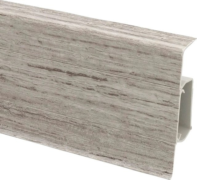 Kabelkanalleiste Döllken Profiles Cubica 60 sk in Driftwood Oakgrey, B/H/L: 60 mm x 22 mm x 2500 mm - Bild 1