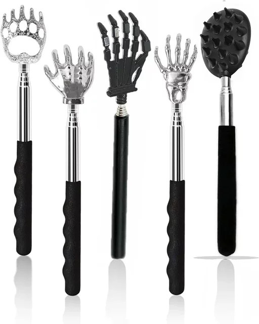 Metall-Rückenkratzer, teleskopierbar, Unisex - Bild 1