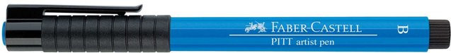 Faber Castell PITT artist pen brush Zeichenstift in Phthaloblau - Bild 1