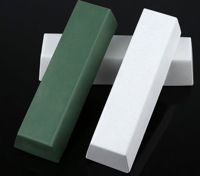 Polierpaste für Edelstahl und Metalle in Grün und Weiß, 140g oder 500g - Bild 1