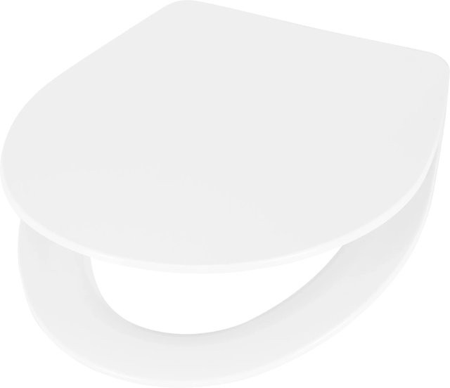 baliv WC-Sitz Balonne aus Duroplast in Weiß, oval mit Schraubbefestigung, B/T/H: 44,0 x 37,2 x 58,0 cm - Bild 1
