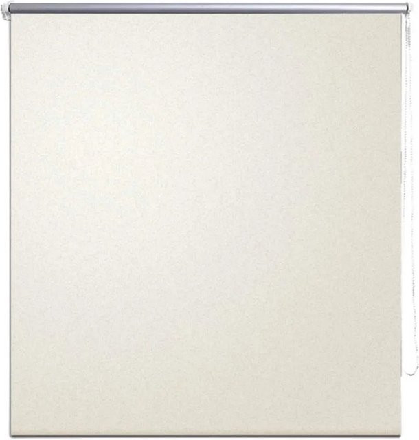 vidaXL Verdunkelungsrollo aus Polyester in Weiß oder Beige, thermoisolierend, B/H: 100 x 230 cm - Bild 1