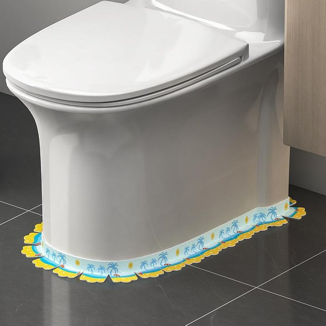 Yiran toy 1 Selbstklebender Dichtungsstreifen aus PVC für Badezimmer und Waschbecken, Wasserdicht und Anti-Leck, Mehrfarbig, Länge: 150 cm - Bild 1