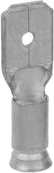 ABB 7TCA301010R0158 Flachsteckhülse in Silber und Messing - Bild 1
