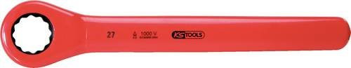 KS Tools Ratschenringschlüssel mit Schutzisolierung 1/2 Zoll in Rot aus Chrom-Vanadium-Stahl - Bild 1
