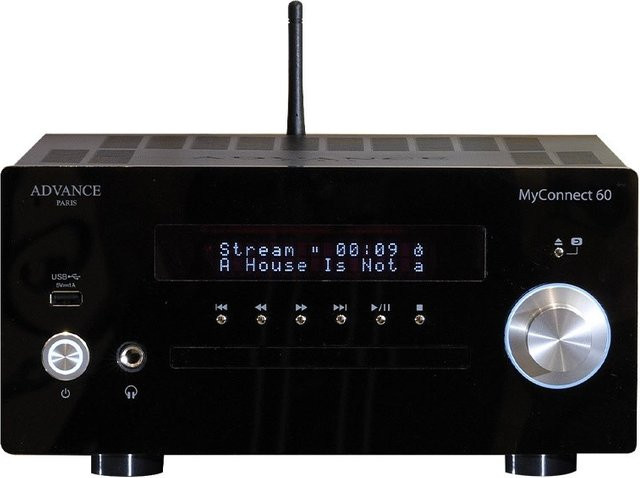 Advance Paris My Connect 60 Mini-System in Schwarz mit Bluetooth, optischem Anschluss und USB-A - Bild 1