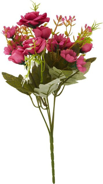 Künstlicher Rosen Mix Strauß in Pink für deine Frühlingsdekoration - Bild 1
