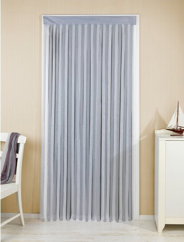 Maximex Fadenvorhang von Wenko in Grau, B/H: 90 x 200 cm - Bild 1