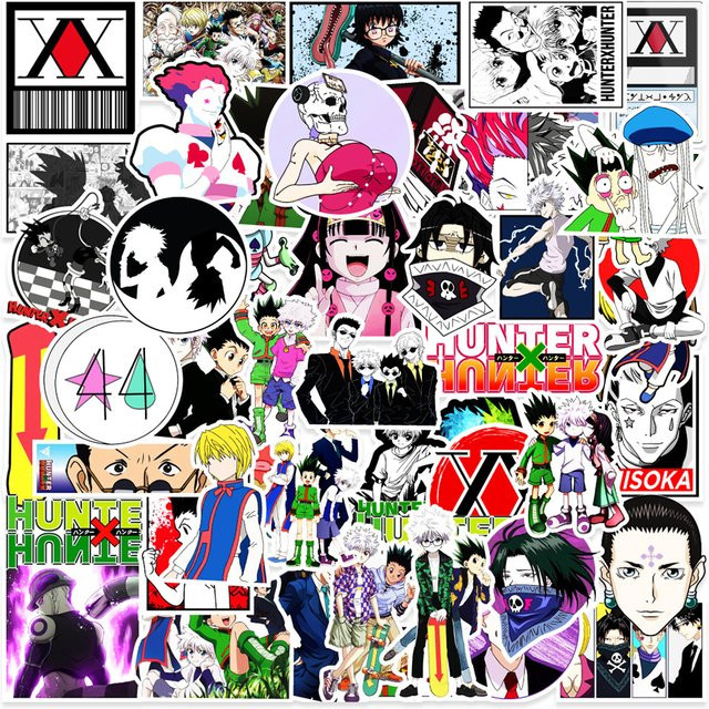 Bandai Hunter x Hunter Aufkleber, Set, 10 Stück - Bild 1