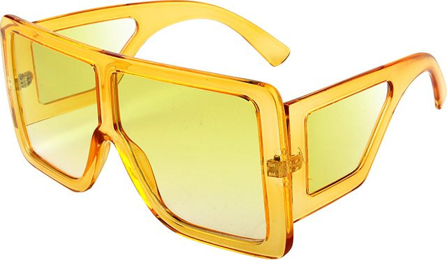 Kenbo Square Sonnenbrille, Vollrand, Kunststoff, orange, Unisex - Bild 1