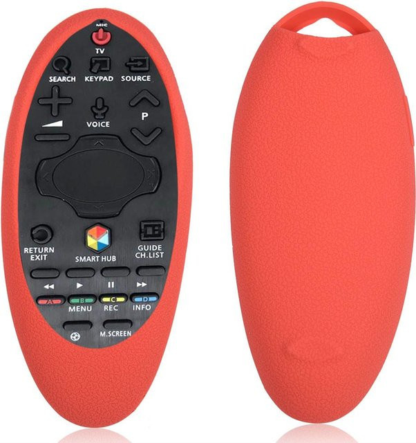 Rote Silikon-Schutzhülle für Samsung Fernbedienung BN94-07557 A07469U A55 H6400J - Bild 1