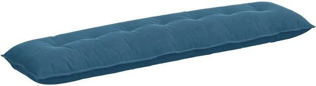 vidaXL Rückenkissen aus Cordstoff in Blau, B/H: 200 x 50 cm - Bild 1