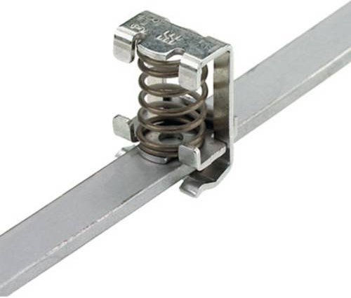10 Stück Weidmüller Klemmbügel KLBÜ 3-8 aus Edelstahl in Silber - Bild 1