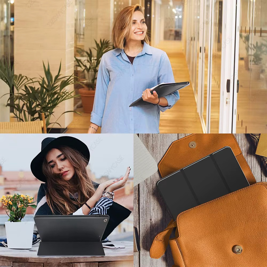 DZSWYCASE Silikon Schutzhülle für iPad 9./8./7. Generation 10,2 Zoll in Schwarz - Bild 6