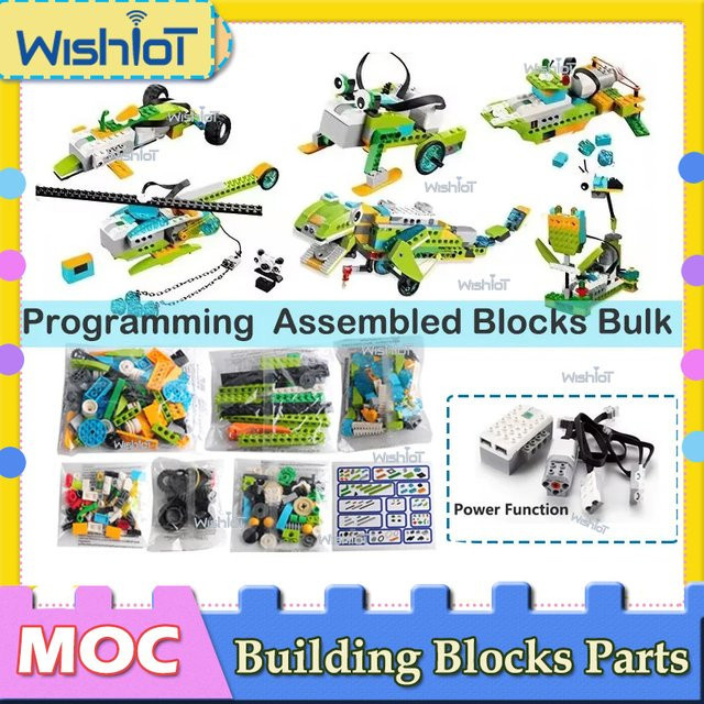 Wishiot Robotics 45300 High-Tech-Blöcke-Set für Programmierung und Montage, Mehrfarbiges MOC-Steine Set für Roboter und Fahrzeuge aus Kunststoff - Bild 1