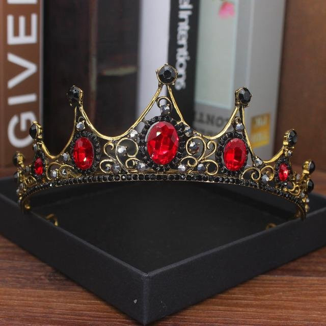 Wucifang Jewelry Diadem, Kristall, Blumenkrone, Grau, Damen - Bild 1