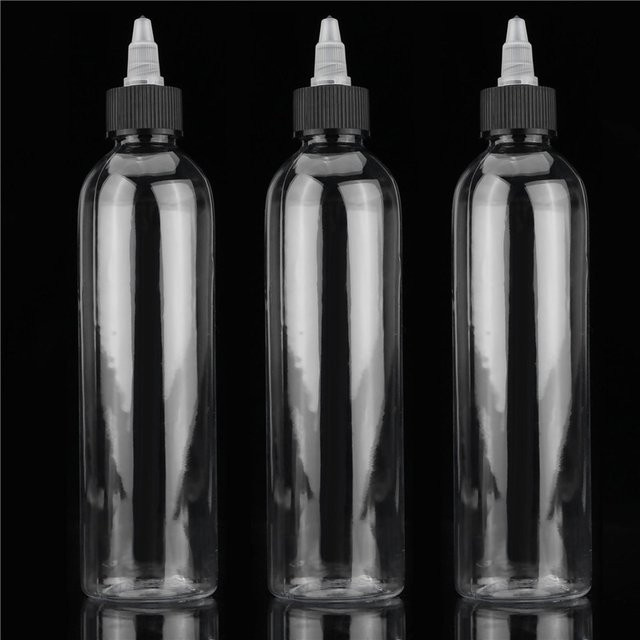 CosyHome Leere Plastikflaschen, 3 Stück, 250 ml, Klar - Bild 1