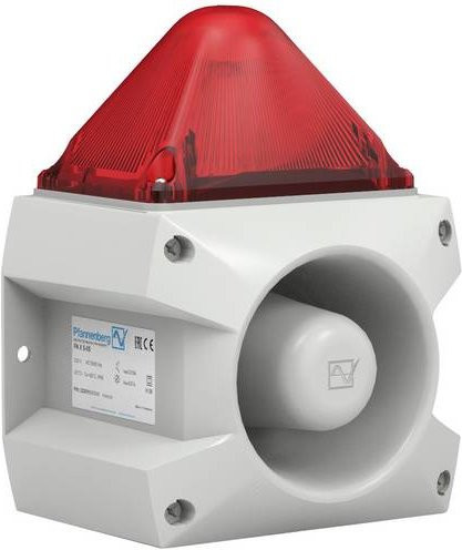 Pfannenberg Optisch-akustischer Signalgeber LED PA L 5 Rot 24 V/DC - Bild 1