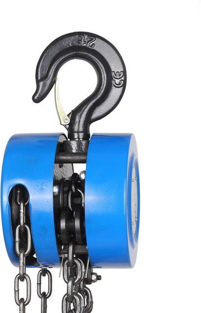 Kettenzugblock 2t Kettenzug mit Haken in Blau - Bild 1