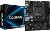 ASRock B550M-HDV Mainboard AM4 DDR4 Schwarz mit Ethernet/LAN - Bild 1