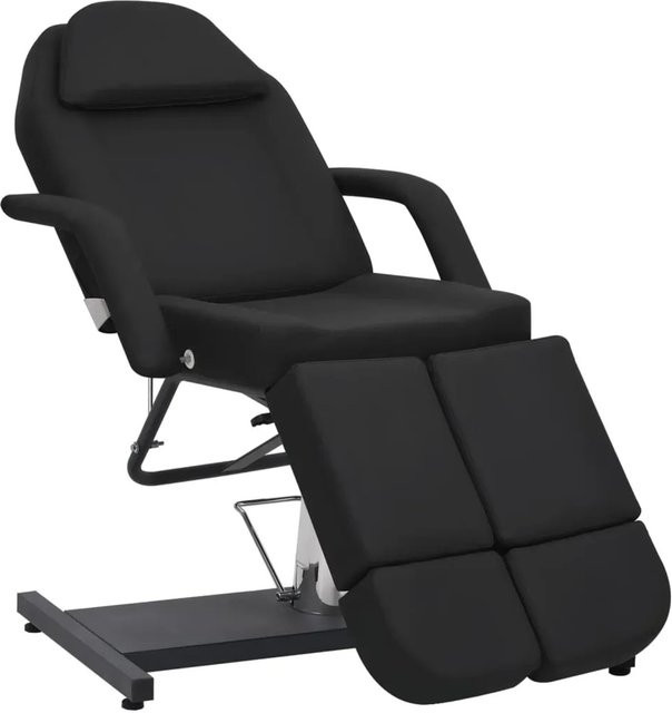 vidaXL Kosmetikstuhl aus Kunstleder in Schwarz, Höhe: 180 cm, Breite: 62 cm, Tiefe: 78 cm - Bild 1