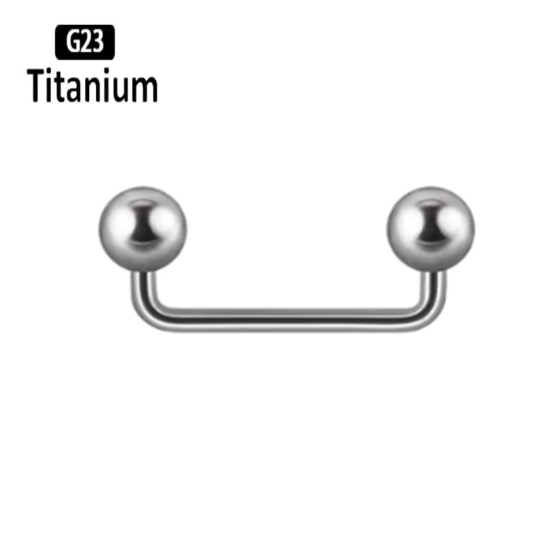 pioroe Dermal-Anker Titan, Silber, Doppelkugel-Klammer, Kegel - Bild 2