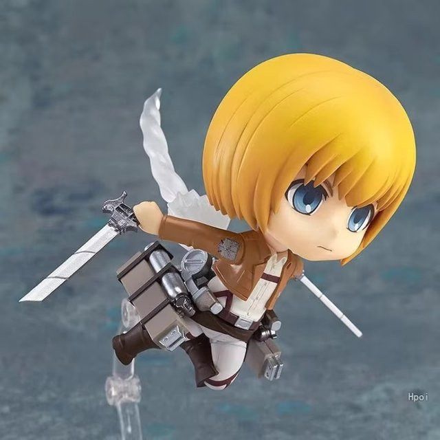 Attack on Titan Armin Arlert Q Clay Actionfigur von Bandai mit wechselbarem Gesicht in Multicolor - Bild 1