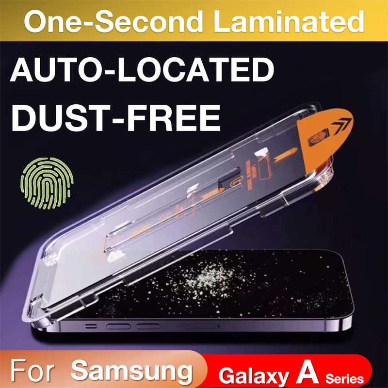 HKSN 3er-Pack Displayschutzfolie aus gehärtetem Glas für Samsung Galaxy A56 A55 A36 A26 A54 A53 A52 A35 A25 A16 A15 5G, transparent - Bild 4