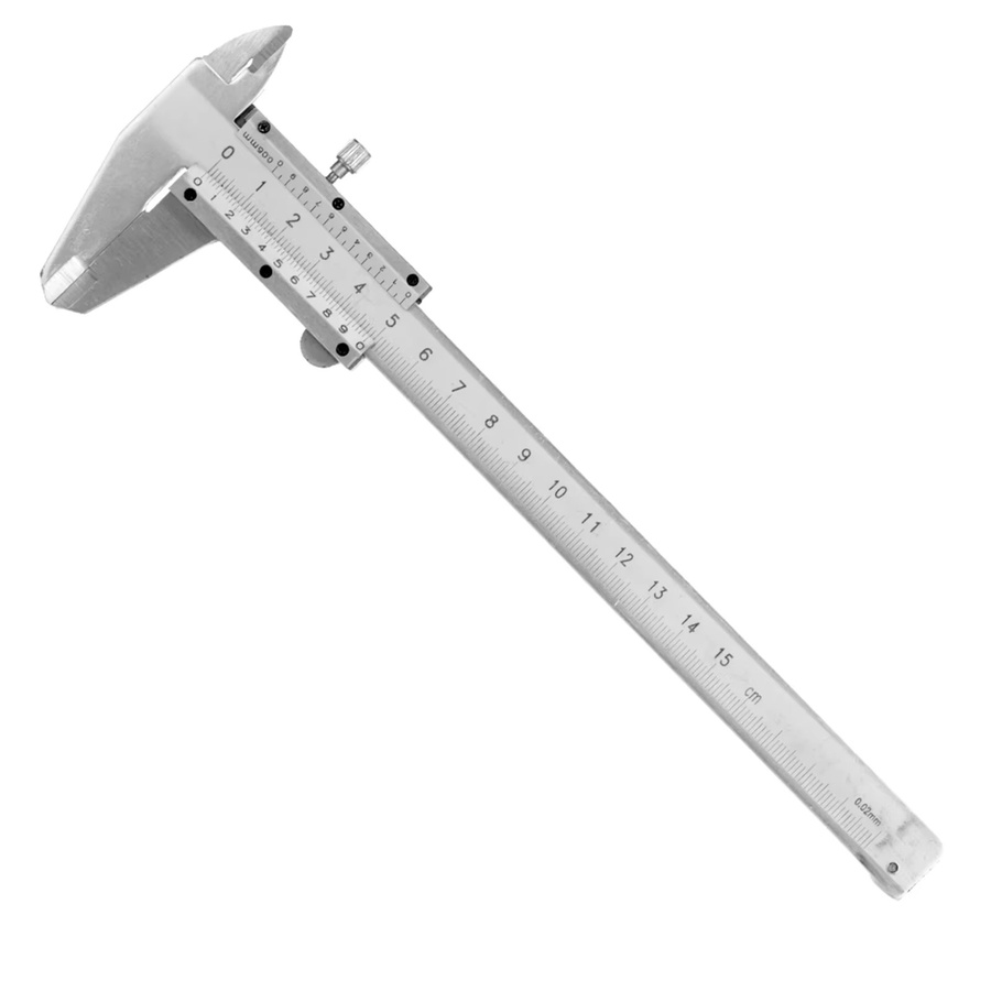 KKMOON Messschieber aus Stahl in Silber für hochpräzise Messungen bis 150 mm - Bild 3
