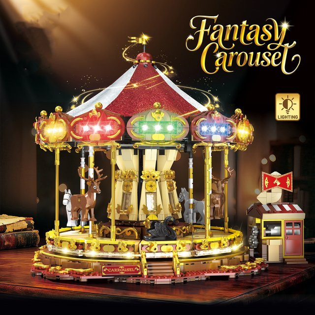 Fantasy-Karussell-Bausteine, 2872 Teile, Bunt / Mehrfarbig - Bild 1