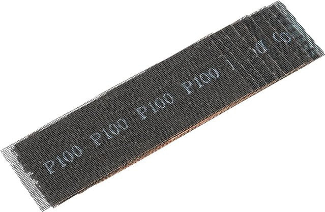 LUX-TOOLS Gitterleinen für Exzenterschleifer, 10er Pack, Schwarz, B: 93 mm, H: 280 mm - Bild 1