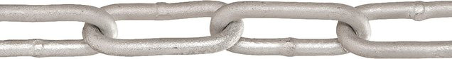 Conacord Schweißkette Form C aus Stahl in Silber, Durchmesser: 5 mm, Breite: 35 mm - Bild 1