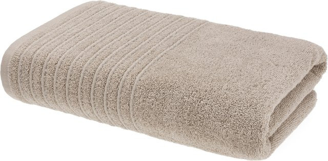 SANSIBAR Duschtuch aus Bio-Baumwolle in Beige, B: 70 cm, L: 140 cm - Bild 1
