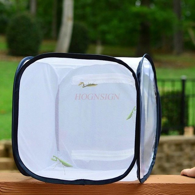 Binchi Outdoor Product Tragbares Wildsammelwerkzeug Mantis Netzbox, Mantis Futterbox, Schmetterling Kleines Insekt Bambusknoten Insektenfutterbox - Bild 1