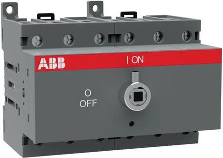 ABB OT63F6 Lasttrennschalter 63A 750V in Schwarz und Grau - Bild 1
