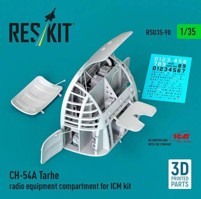 ICM CH-54A Tarhe - Radio equipment compartment, 3D Printed - Bild 1