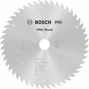 Bosch Hartmetall Kreissägeblatt Standard for Wood für Akkusägen, Farbe: Silber, Durchmesser: 165 mm, Bohrung: 20 mm, Zähneanzahl: 48 - Bild 3