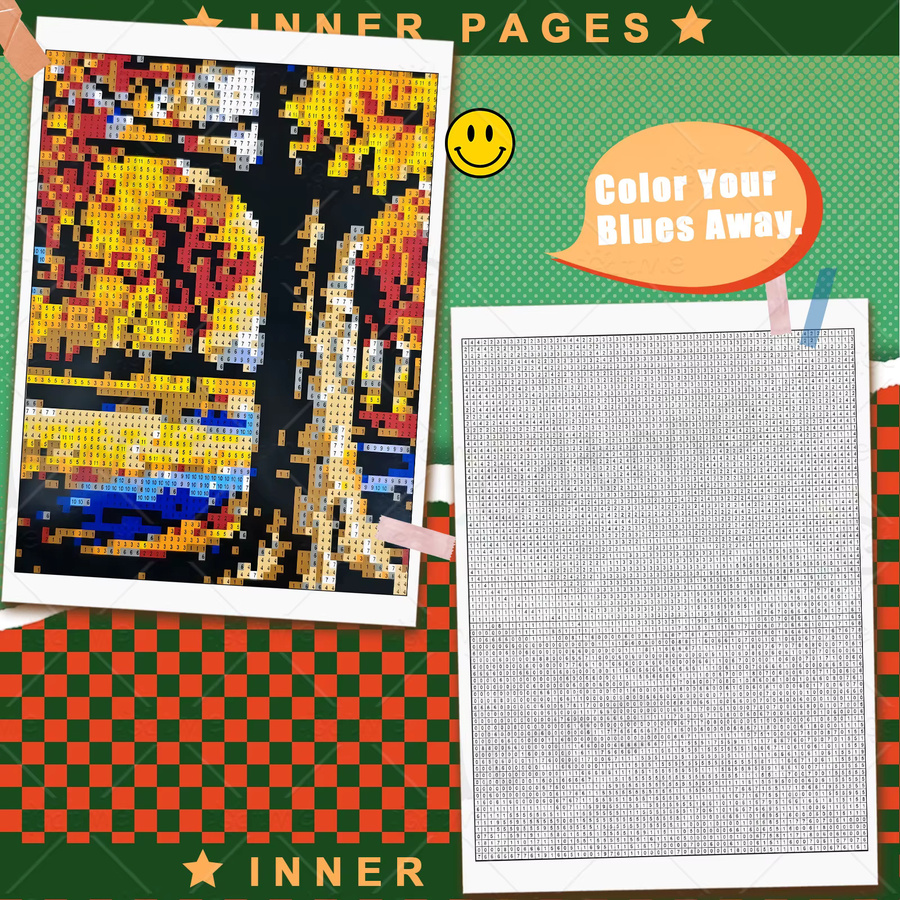 PIXEL PICTURES Landscape Mystery Mosaics Malbuch für Erwachsene und Jugendliche in Multicolour - Bild 4