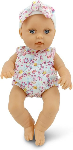 Moni Kinderpuppe Bear und Baby 30 cm Kuscheltier pink - Bild 1