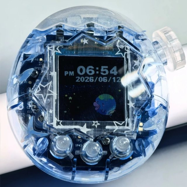 Bandai Tama Gotchi Paradise Ersatzhülle, Farbblock-Holografische Schutzhülle - Bild 1