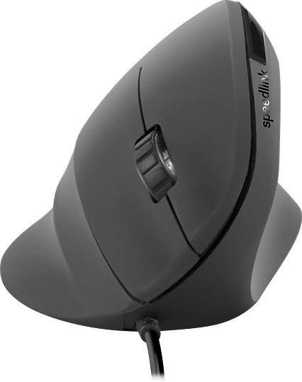 Speedlink PIAVO Ergonomische Vertikal-Maus mit USB-Anschluss, Schwarz - Bild 1