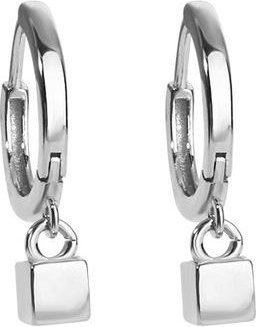 Wucifang Jewelry Creolen 925 Silber, quadratisch, Damen - Bild 1