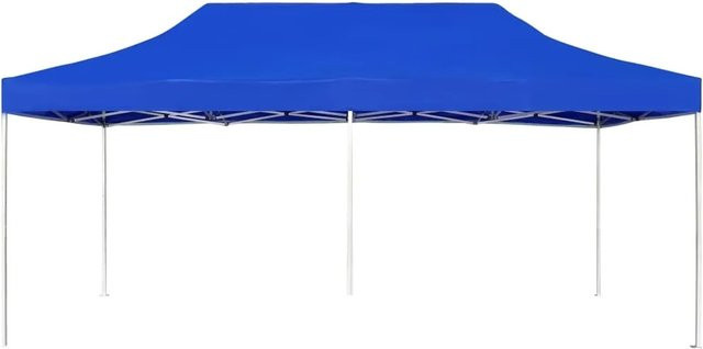 vidaXL Profi-Partyzelt faltbar aus Aluminium und PVC, Blau, B/T: 6 x 3 m - Bild 1