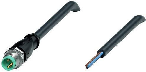 Pepperl+Fuchs 243378 Sensor-Aktor-Steckverbinder konfektioniert, 3-polig, schwarz, Länge: 0,6 m - Bild 1