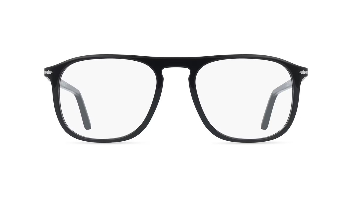 Persol PO3392V Korrektionsbrille, Vollrand, Quadratisch, Acetat, Unisex, schwarz - Bild 1