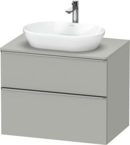 Duravit Waschtischunterschrank D-Neo in Weiß und Grau, modern und matt, B/T: 80 x 55 cm - Bild 1