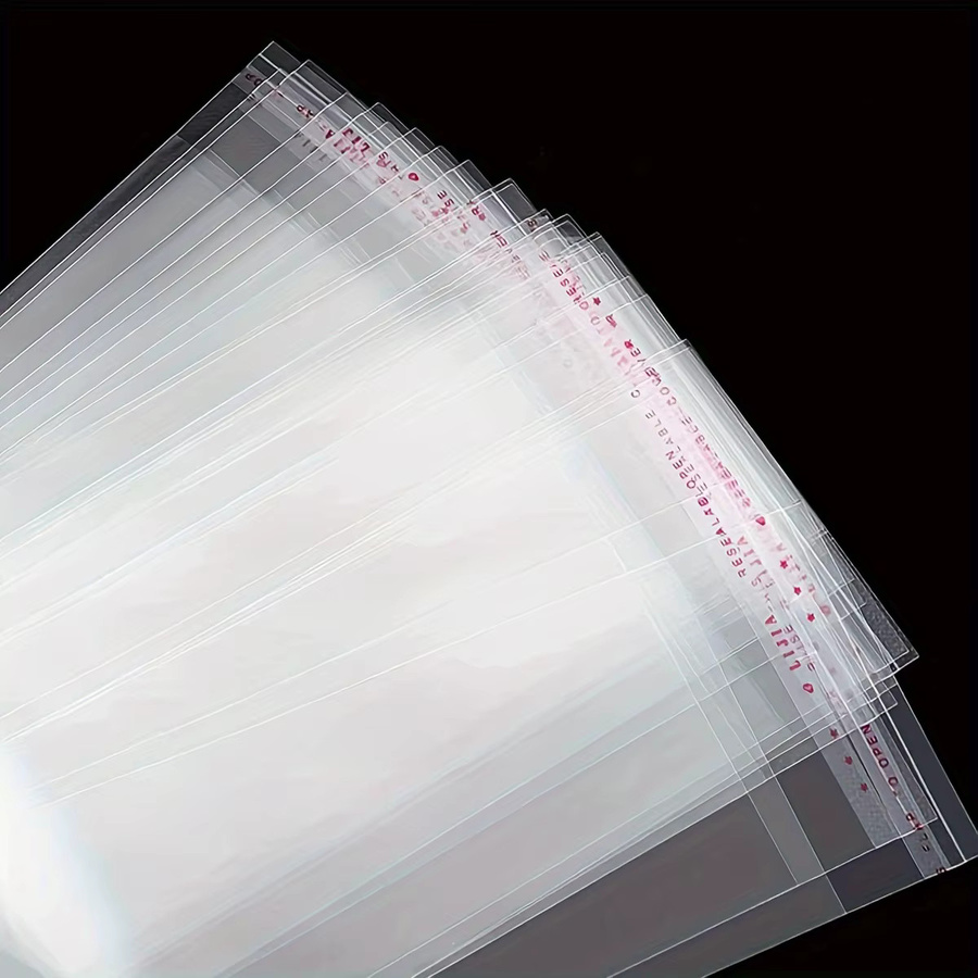 Transparente OPP-Plastiktüten mit Selbstklebeverschluss für die Haarverpackung, 50 Stück - Bild 4